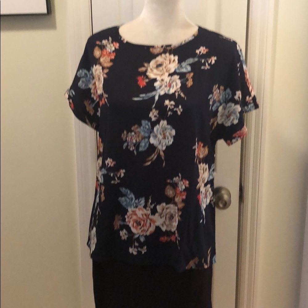SHEIN floral blouse